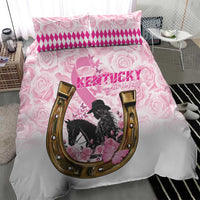 Kentucky Survivors Bedding Set Horse Derby Lady Pink Roses