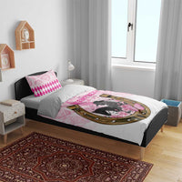 Kentucky Survivors Bedding Set Horse Derby Lady Pink Roses