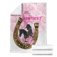 Kentucky Survivors Blanket Horse Derby Lady Pink Roses