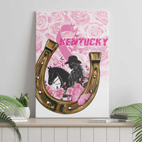 Kentucky Survivors Canvas Wall Art Horse Derby Lady Pink Roses
