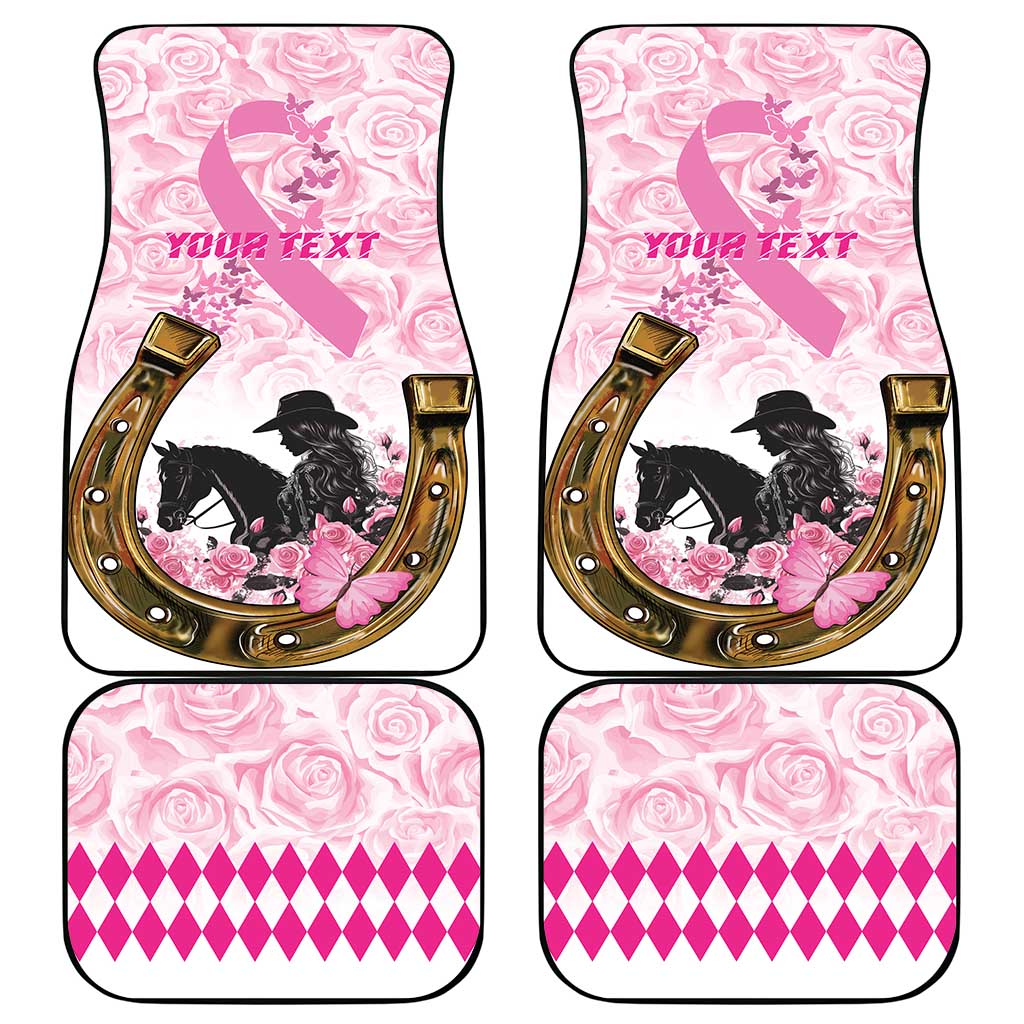 Kentucky Survivors Car Mats Horse Derby Lady Pink Roses