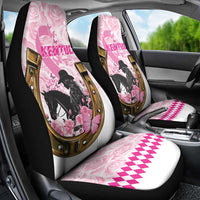 Kentucky Survivors Car Seat Cover Horse Derby Lady Pink Roses