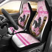 Kentucky Survivors Car Seat Cover Horse Derby Lady Pink Roses