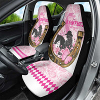 Kentucky Survivors Car Seat Cover Horse Derby Lady Pink Roses