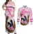 Personalized Kentucky Survivors Couples Matching Off Shoulder Maxi Dress and Long Sleeve Button Shirt Horse Derby Lady Pink Roses