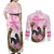 Personalized Kentucky Survivors Couples Matching Off Shoulder Maxi Dress and Long Sleeve Button Shirt Horse Derby Lady Pink Roses