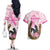 Personalized Kentucky Survivors Couples Matching Off The Shoulder Long Sleeve Dress and Hawaiian Shirt Horse Derby Lady Pink Roses