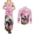 Personalized Kentucky Survivors Couples Matching Summer Maxi Dress and Long Sleeve Button Shirt Horse Derby Lady Pink Roses