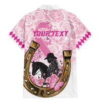 Personalized Kentucky Survivors Family Matching Mermaid Dress and Hawaiian Shirt Horse Derby Lady Pink Roses