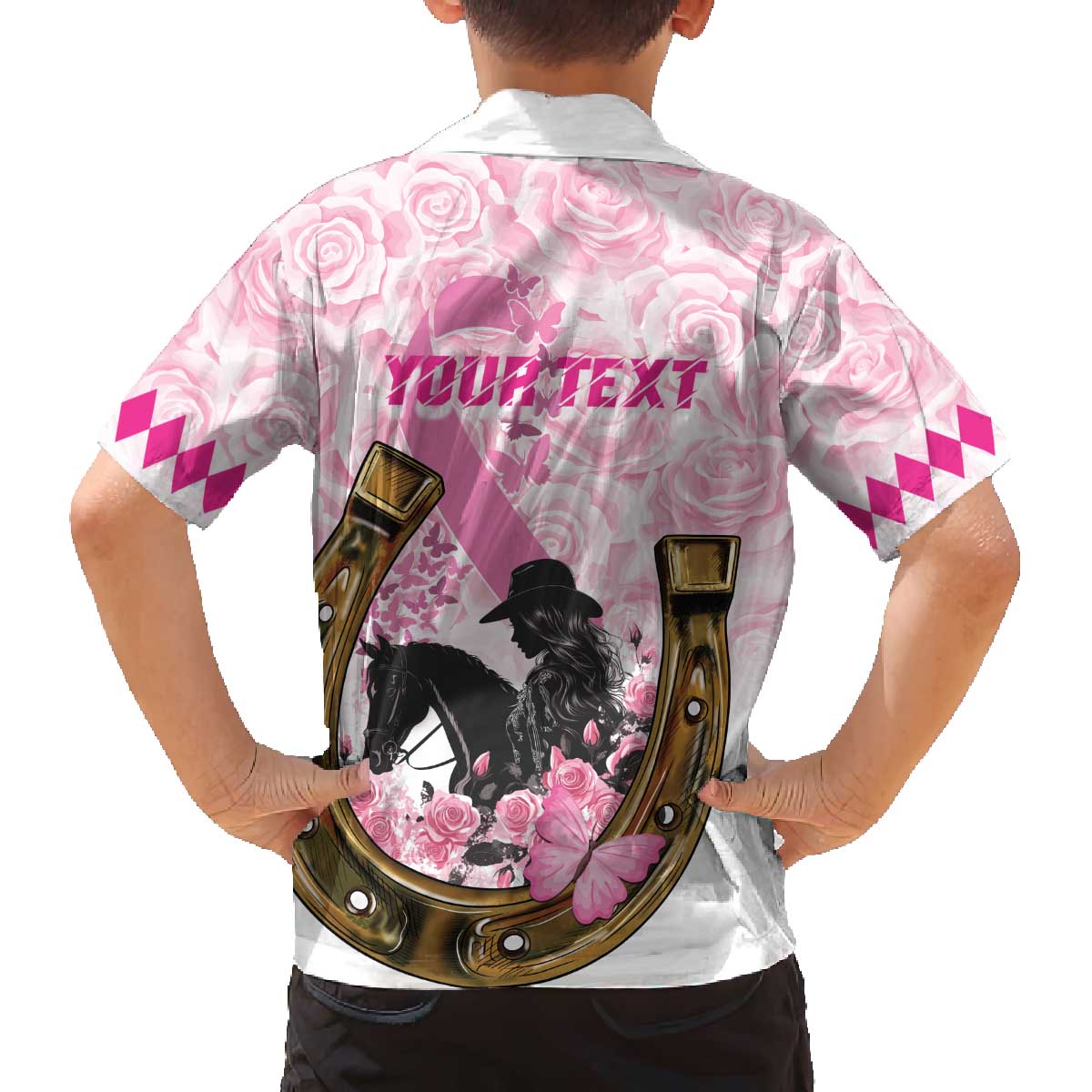 Personalized Kentucky Survivors Family Matching Off The Shoulder Long Sleeve Dress and Hawaiian Shirt Horse Derby Lady Pink Roses