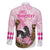 Personalized Kentucky Survivors Family Matching Off Shoulder Maxi Dress and Hawaiian Shirt Horse Derby Lady Pink Roses