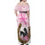Personalized Kentucky Survivors Family Matching Off Shoulder Maxi Dress and Hawaiian Shirt Horse Derby Lady Pink Roses