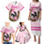 Personalized Kentucky Survivors Family Matching Puletasi and Hawaiian Shirt Horse Derby Lady Pink Roses
