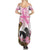 Personalized Kentucky Survivors Family Matching Summer Maxi Dress and Hawaiian Shirt Horse Derby Lady Pink Roses