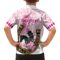 Personalized Kentucky Survivors Hawaiian Shirt Horse Derby Lady Pink Roses