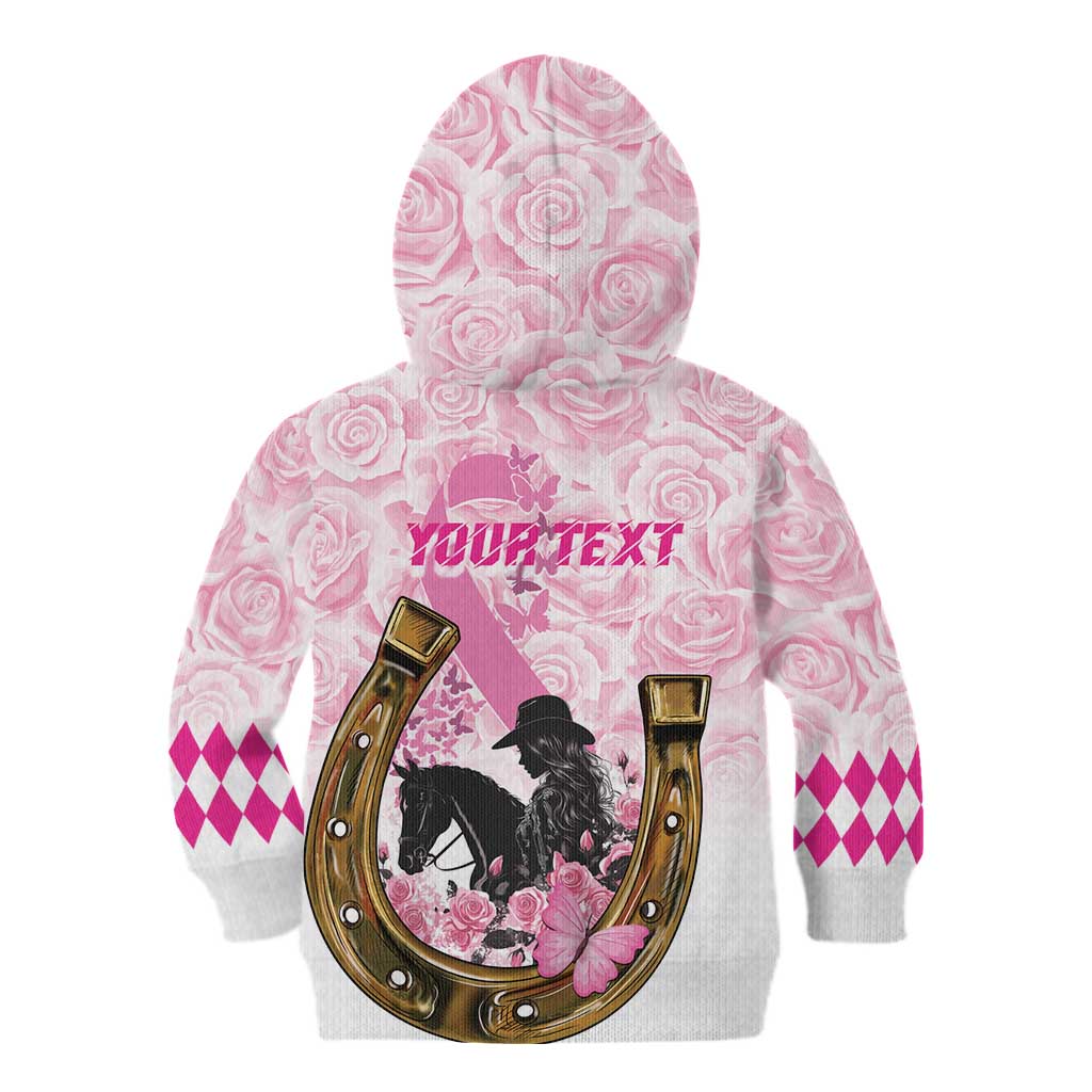 Personalized Kentucky Survivors Kid Hoodie Horse Derby Lady Pink Roses