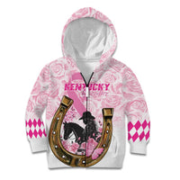 Personalized Kentucky Survivors Kid Hoodie Horse Derby Lady Pink Roses