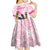 Personalized Kentucky Survivors Kid Short Sleeve Dress Horse Derby Lady Pink Roses