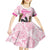 Personalized Kentucky Survivors Kid Short Sleeve Dress Horse Derby Lady Pink Roses