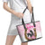 Kentucky Survivors Leather Tote Bag Horse Derby Lady Pink Roses