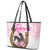 Kentucky Survivors Leather Tote Bag Horse Derby Lady Pink Roses