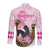 Personalized Kentucky Survivors Long Sleeve Button Shirt Horse Derby Lady Pink Roses