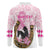 Personalized Kentucky Survivors Long Sleeve Polo Shirt Horse Derby Lady Pink Roses