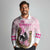Personalized Kentucky Survivors Long Sleeve Polo Shirt Horse Derby Lady Pink Roses