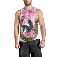 Personalized Kentucky Survivors Men Tank Top Horse Derby Lady Pink Roses