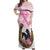 Personalized Kentucky Survivors Off Shoulder Maxi Dress Horse Derby Lady Pink Roses