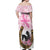 Personalized Kentucky Survivors Off Shoulder Maxi Dress Horse Derby Lady Pink Roses
