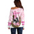 Personalized Kentucky Survivors Off Shoulder Sweater Horse Derby Lady Pink Roses