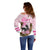 Personalized Kentucky Survivors Off Shoulder Sweater Horse Derby Lady Pink Roses