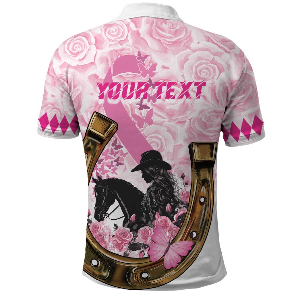 Personalized Kentucky Survivors Polo Shirt Horse Derby Lady Pink Roses