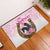 Kentucky Survivors Rubber Doormat Horse Derby Lady Pink Roses