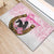 Kentucky Survivors Rubber Doormat Horse Derby Lady Pink Roses