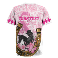 Personalized Kentucky Survivors Rugby Jersey Horse Derby Lady Pink Roses