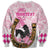 Personalized Kentucky Survivors Sweatshirt Horse Derby Lady Pink Roses