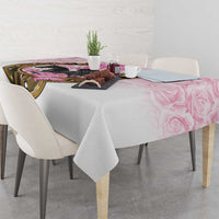 Kentucky Survivors Tablecloth Horse Derby Lady Pink Roses