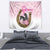 Kentucky Survivors Tapestry Horse Derby Lady Pink Roses