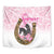 Kentucky Survivors Tapestry Horse Derby Lady Pink Roses
