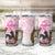 Personalized Kentucky Survivors Tumbler Cup Horse Derby Lady Pink Roses