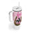 Personalized Kentucky Survivors Tumbler With Handle Horse Derby Lady Pink Roses