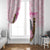 Kentucky Survivors Window Curtain Horse Derby Lady Pink Roses