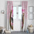 Kentucky Survivors Window Curtain Horse Derby Lady Pink Roses