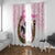 Kentucky Survivors Window Curtain Horse Derby Lady Pink Roses