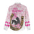 Personalized Kentucky Survivors Women Casual Shirt Horse Derby Lady Pink Roses