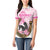 Personalized Kentucky Survivors Women Polo Shirt Horse Derby Lady Pink Roses