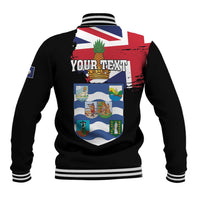 Personalised Bonaire Baseball Jacket Boneiru Coat of Arms