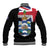 Personalised Bonaire Baseball Jacket Boneiru Coat of Arms
